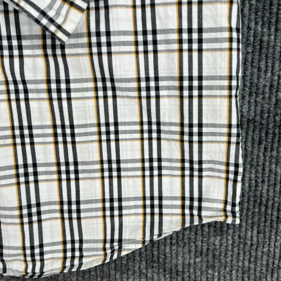 Missouri Tigers Mizzou Columbia Shirt Mens Large White Plaid Button Down - Picture 10 of 16